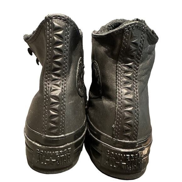 CONVERSE Chuck Taylor *ALL STARS* Sherpa Lined High Top Black Mens/Unisex Rebel - Picture 9 of 10